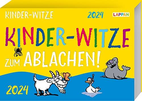 Kinder-Witze zum Ablachen! 2024: Mein Kalender für jeden Tag: Tischkalender zum Aufstellen oder Aufhängen