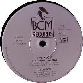 Eye know (Know It All Mix) [Vinyl Single]