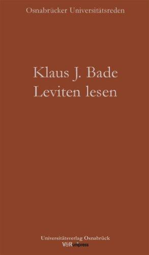 Leviten lesen: Migration und Integration in Deutschland (Osnabrucker Universitatsreden)