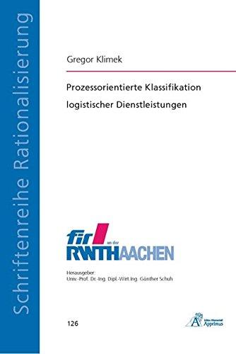 Prozessorientierte Klassifikation logistischer Dienstleistungen