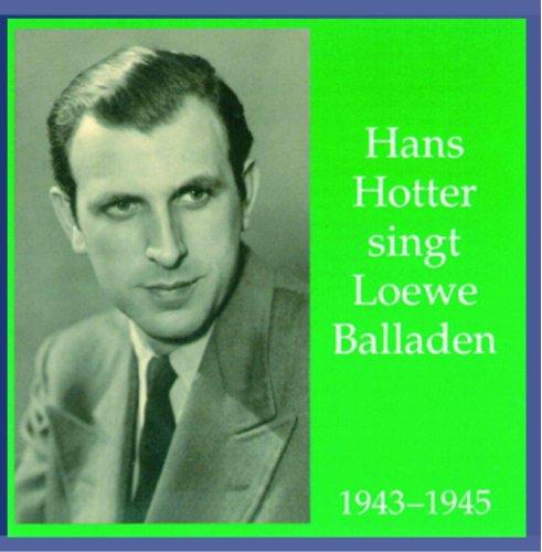 Hans Hotter Singt Balladen Von Loewe