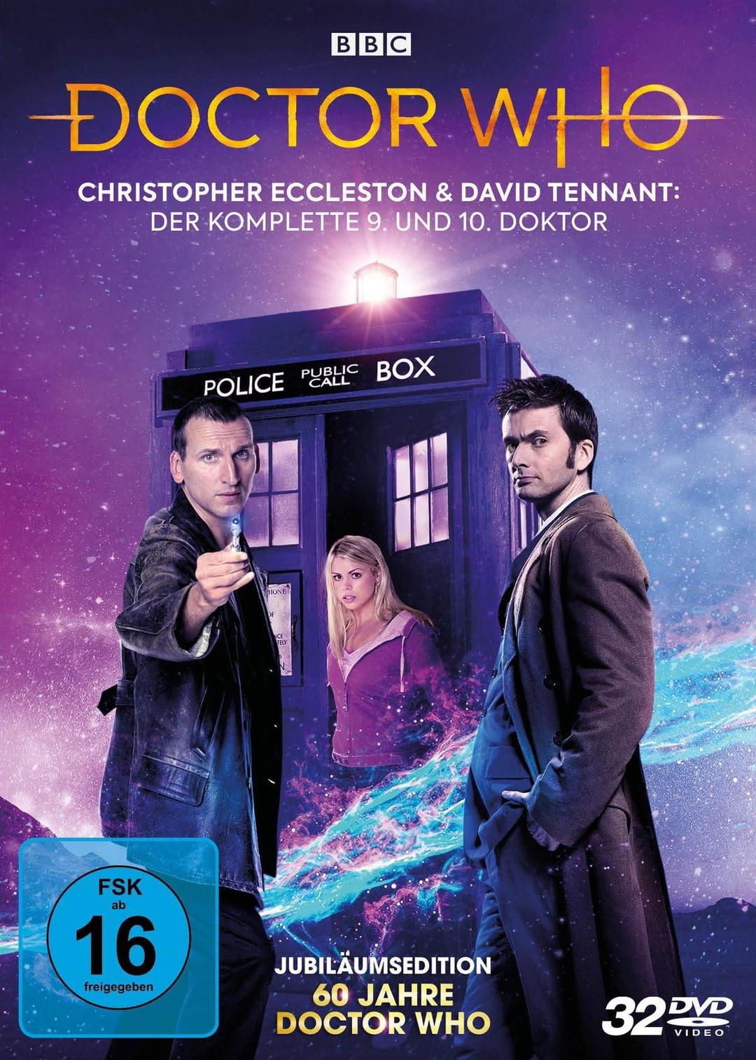 Doctor Who - Die Christopher Eccleston und David Tennant Jahre: Der komplette 9. und 10. Doktor - 60 JAHRE DOCTOR WHO BOX LTD. [32 DVDs]