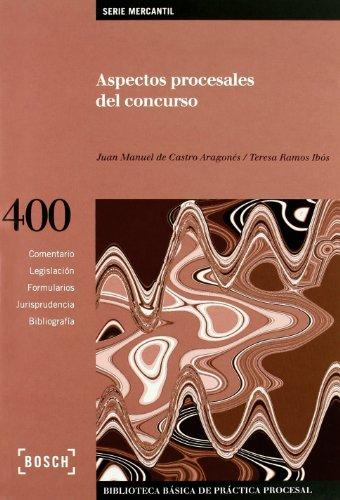 Aspectos procesales del concurso: Biblioteca Básica de Práctica Procesal nº 400 (B.B. Practica Procesal)