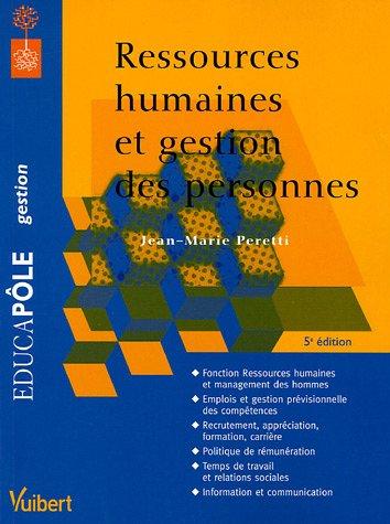 Ressources humaines et gestion des personnes (Educapole)