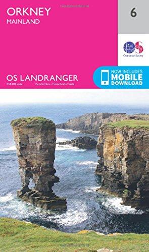 Orkney - Mainland 1 : 50 000 (OS Landranger Map)