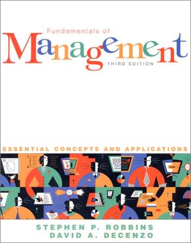 Fundamentals of Management: Essential Concepts and Applications