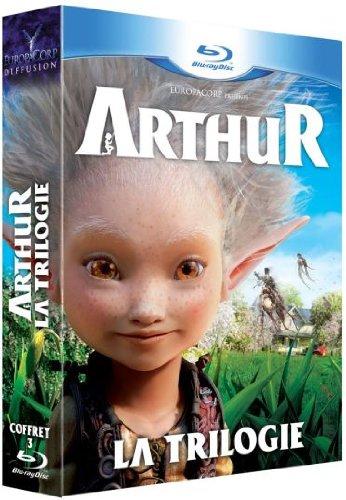 Coffret trilogie arthur : arthur et les minimoys ; arthur, la vengeance de maltazard ;arthur, la guerre des deux mond [Blu-ray] [FR Import]