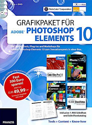 Grafikpaket für ADOBE Photoshop ELEMENTS 10