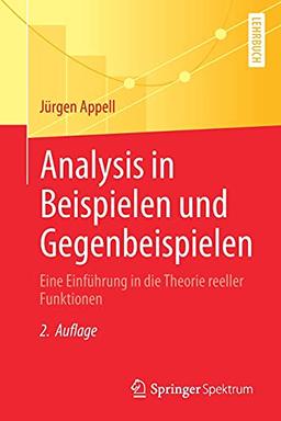 Analysis in Beispielen und Gegenbeispielen: Eine Einführung in die Theorie reeller Funktionen