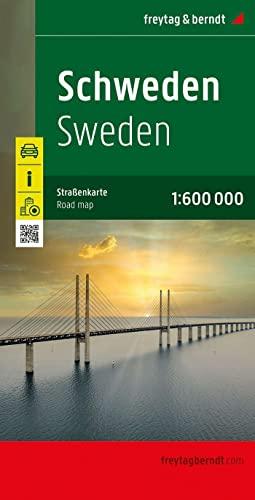 Schweden, Straßenkarte 1:600.000, freytag & berndt (freytag & berndt Auto + Freizeitkarten)