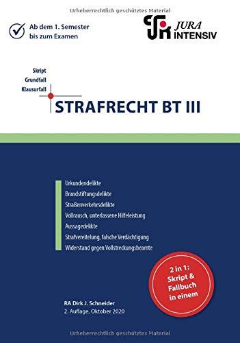 Strafrecht BT III: Wissen - Fälle - Klausurhinweise (Skript - Grundfall - Klausurfall: Für die Klausur im Kontext lernen)