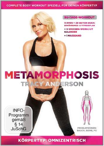 Tracy Anderson - Metamorphosis, Körpertyp: Omnizentrisch, Problemzonen: Bauch, Beine & Po [4 DVDs]