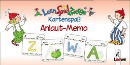 LernSpielZwerge Kartenspaß: Anlaut-Memo (48 Spielkarten)