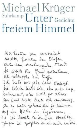 Unter freiem Himmel: Gedichte