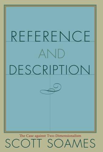 Reference and Description: The Case against Two-Dimensionalism