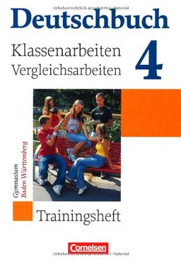 Deutschbuch Gymnasium - Baden Württemberg: Band 4: 8. Schuljahr - Klassenarbeitstrainer mit Lösungen: Trainingsheft mit Lösungen