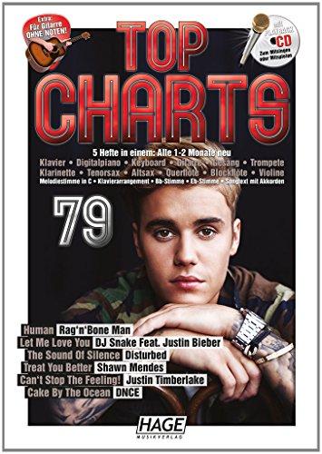 ab ca. 23.11.16 lieferbar: Top Charts 79 + CD Justin Bieber, Disturbed, Justin Timberlake, Shawn Mendes