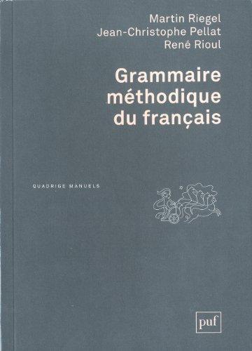 Grammaire méthodique du français