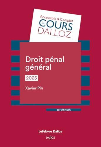 Droit pénal général : 2025