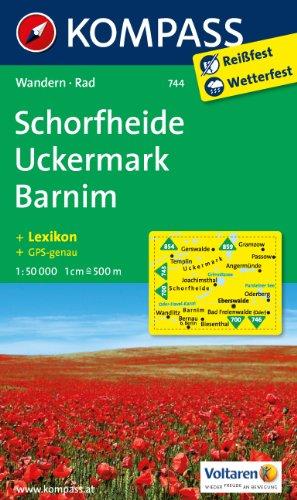 Schorfheide / Uckermark / Barnim 1 : 50 000: Wanderkarte mit Kurzführer und Radwegen. GPS-genau