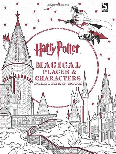 Harry Potter Magical Places & Characters Colouring Book