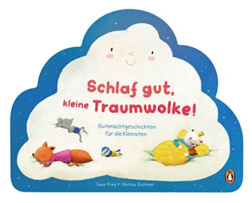 Schlaf gut mit der kleinen Traumwolke - Gutenachtgeschichten: Pappbilderbuch mit 9 Gute-Nacht-Geschichten ab 2 Jahren – mit attraktiver Stanzung in Wolkenform