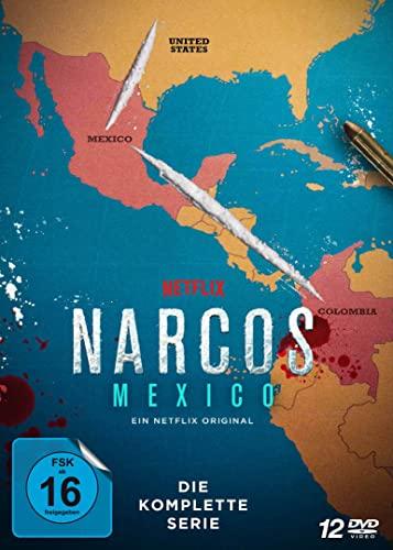 NARCOS: MEXICO - Die komplette Serie (Staffel 1 - 3) LTD. [12 DVDs]