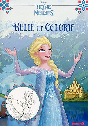 La reine des neiges : relie et colorie