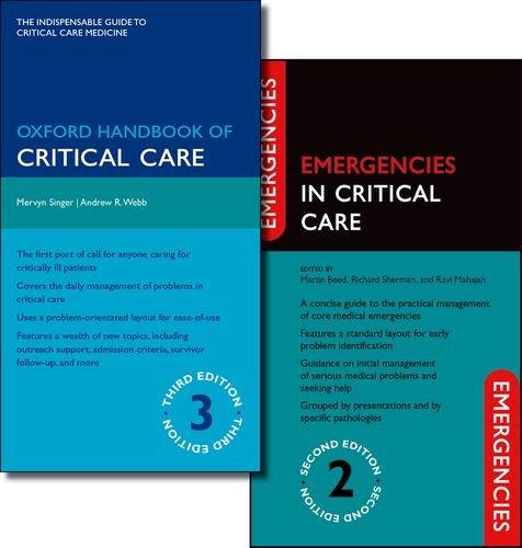 Oxford Handbook of Critical Care Third Edition and Emergencies in Critical Care Second Edition Pack