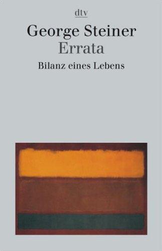 Errata: Bilanz eines Lebens