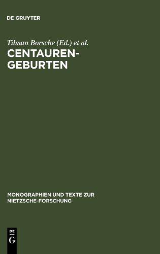 'Centauren-Geburten': 027 (Monographien Und Texte Zur Nietzsche-Forschung): Wissenschaft, Kunst und Philosophie beim jungen Nietzsche