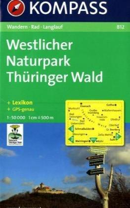 Westlicher Naturpark Thüringer Wald: Wander-, Rad- und Langlaufkarte