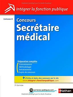 Concours secrétaire médical, catégorie B