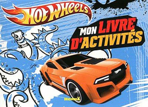 Mon livre d'activités Hot wheels : bleu