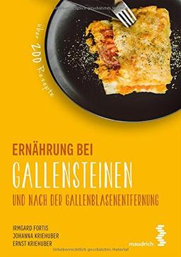 Ernährung bei Gallensteinen und nach der Gallenblasenentfernung (maudrich.gesund essen)