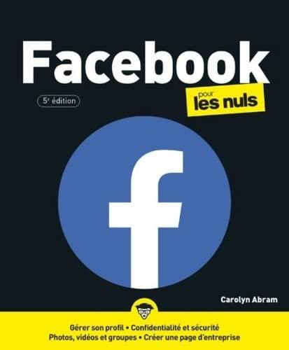 Facebook pour les nuls