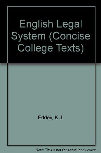 English Legal System (Concise College Texts)