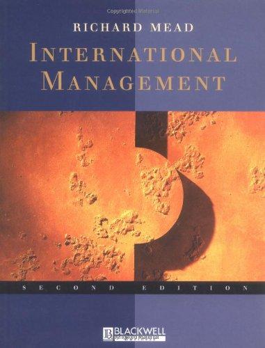 International Management: Cross-cultural Dimensions (Blackwell Business)