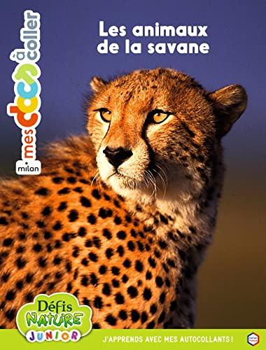 Les animaux de la savane : j'apprends avec mes autocollants !