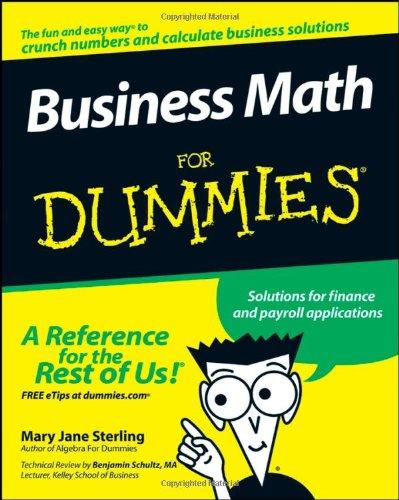 Business Math For Dummies