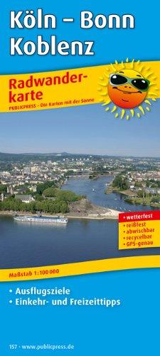 Radwanderkarte Köln - Bonn - Koblenz: Mit Ausflugszielen, Einkehr- & Freizeittipps, wetterfest, reissfest, abwischbar, GPS-genau. 1:100000