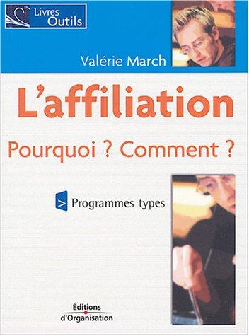 L'affiliation : pourquoi ? comment ? : programmes types