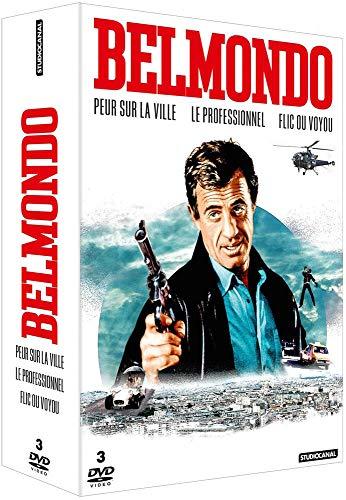 Coffret jean-paul belmondo 3 films : peur sur la ville ; le professionnel ; flic ou voyou [FR Import]