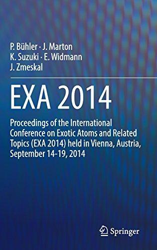 EXA 2014: Proceedings of the International Conference on Exotic Atoms and Related Topics (EXA 2014) held in Vienna, Austria, September 14-19, 2014