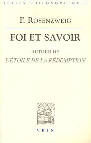 Foi et savoir : autour de L'étoile de la rédemption