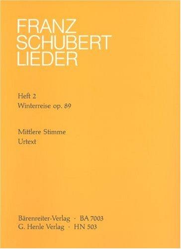 Lieder 2 - Winterreise d 911 Op 89. Gesang Mittel, Klavier