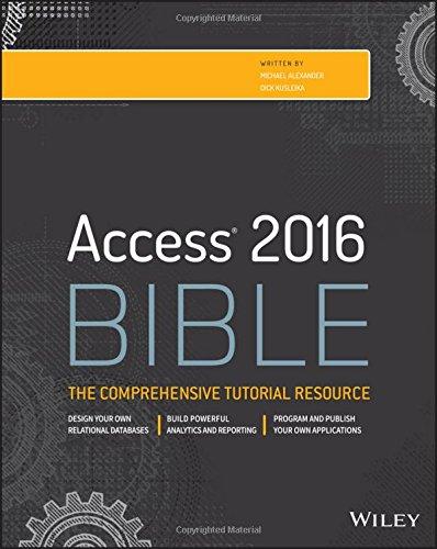 Access 2016 Bible