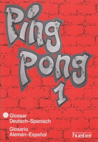 Pingpong, Glossar Deutsch-Spanisch