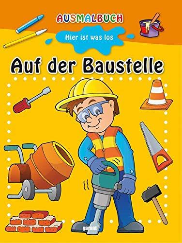 Ausmalbuch - Auf der Baustelle