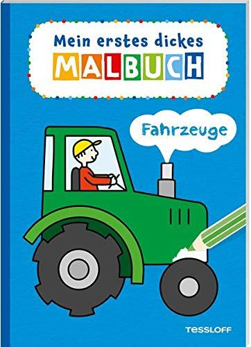 Mein erstes dickes Malbuch. Fahrzeuge: Erster Malspaß ab 3 Jahren (Malbücher und -blöcke)